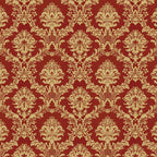 148. Damask Deep Red & Gold Wallpaper