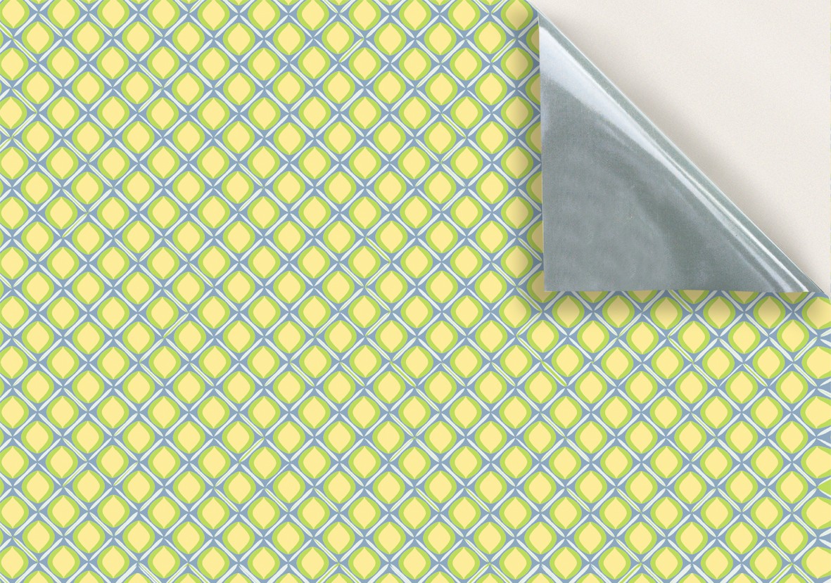 94. Vintage Yellow & Green Wallpaper