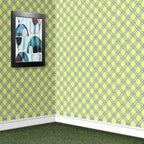 94. Vintage Yellow & Green Wallpaper