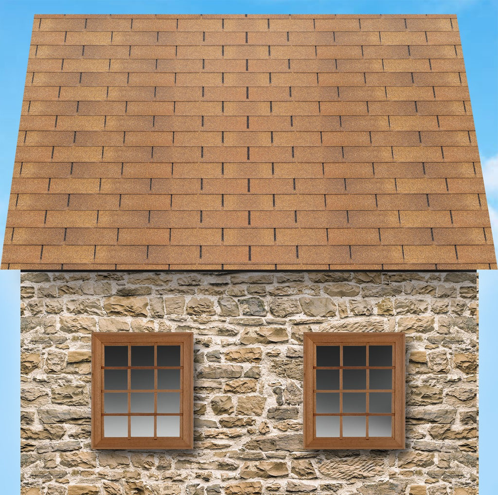 197. Shingle Roof Brown