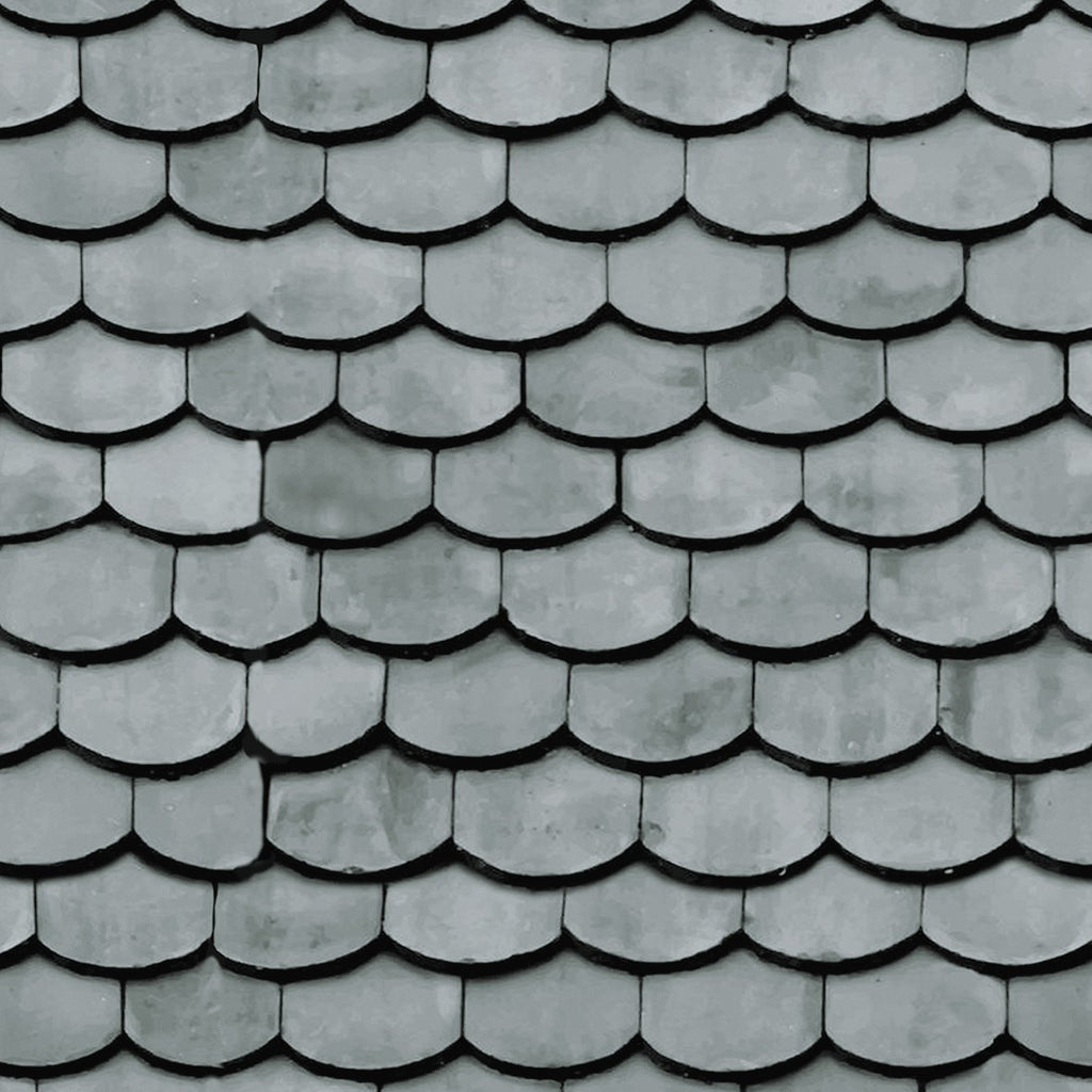 91. Scallop Grey Roof Tiles
