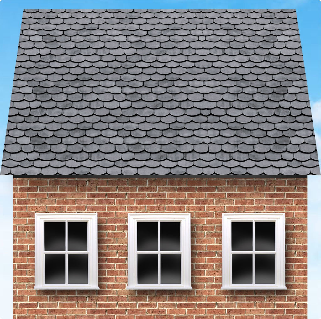 91. Scallop Grey Roof Tiles