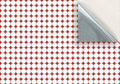 45. Red & White Diamond Floor Tiles
