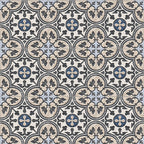 163. Vintage Floor Tiles Grey Blue