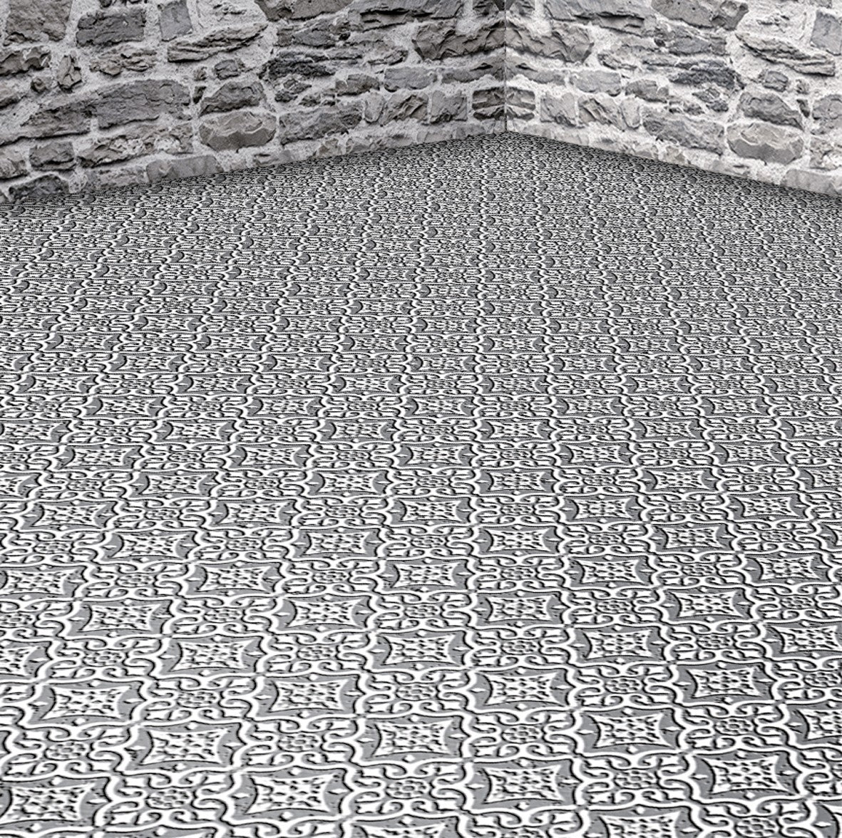 165. Vintage Floor Tiles Grey