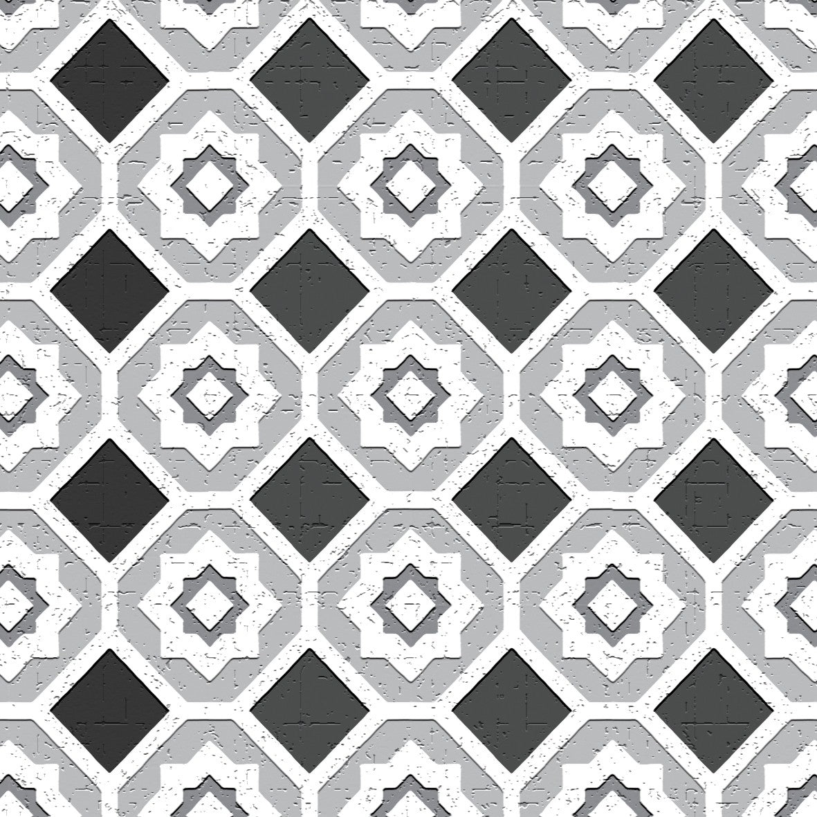 166. Vintage Floor Tiles Grey Shades