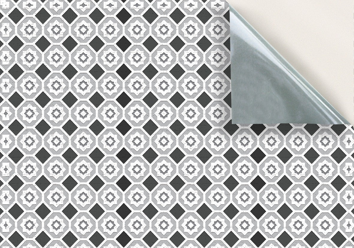 166. Vintage Floor Tiles Grey Shades