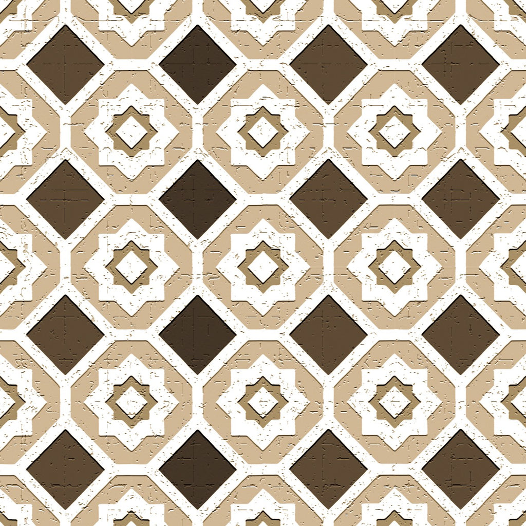 168. Vintage Floor Tiles Beige Brown