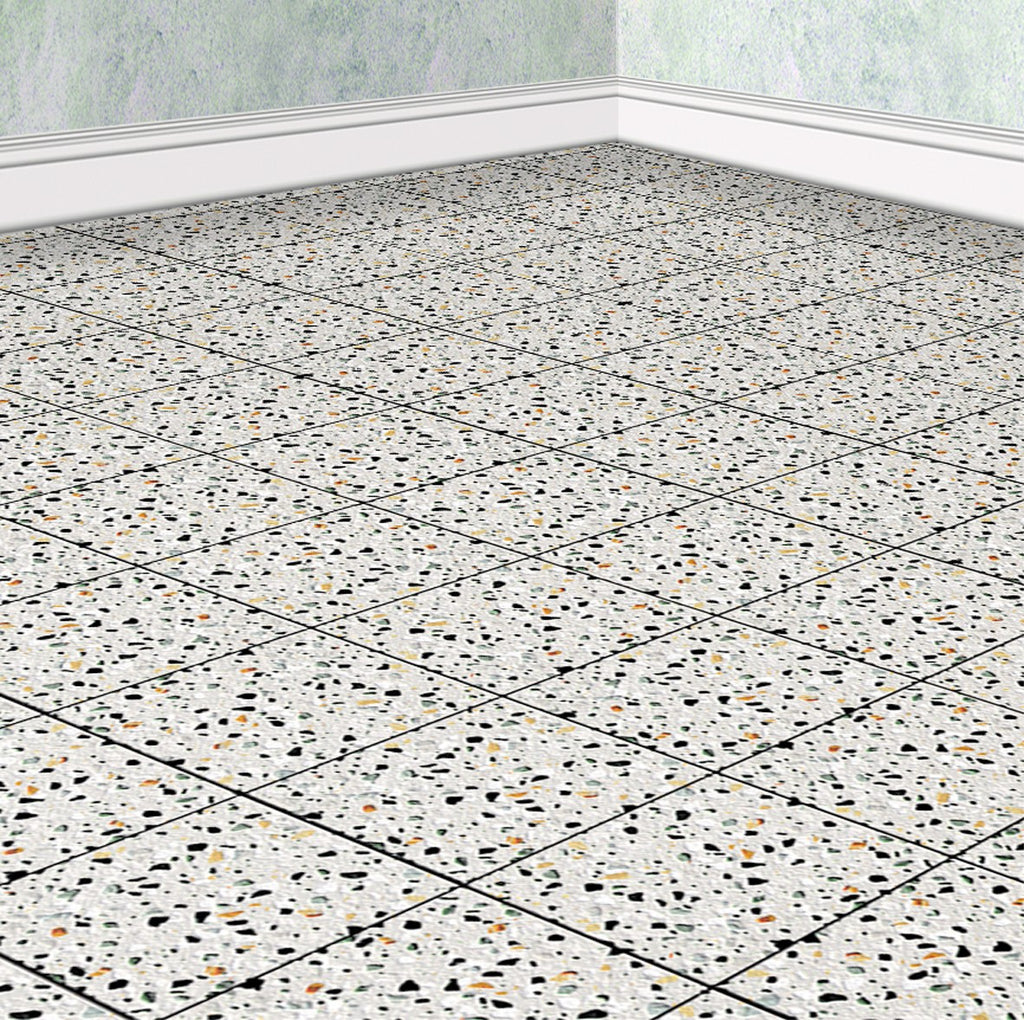 105. Vintage Grey Lino Tiles