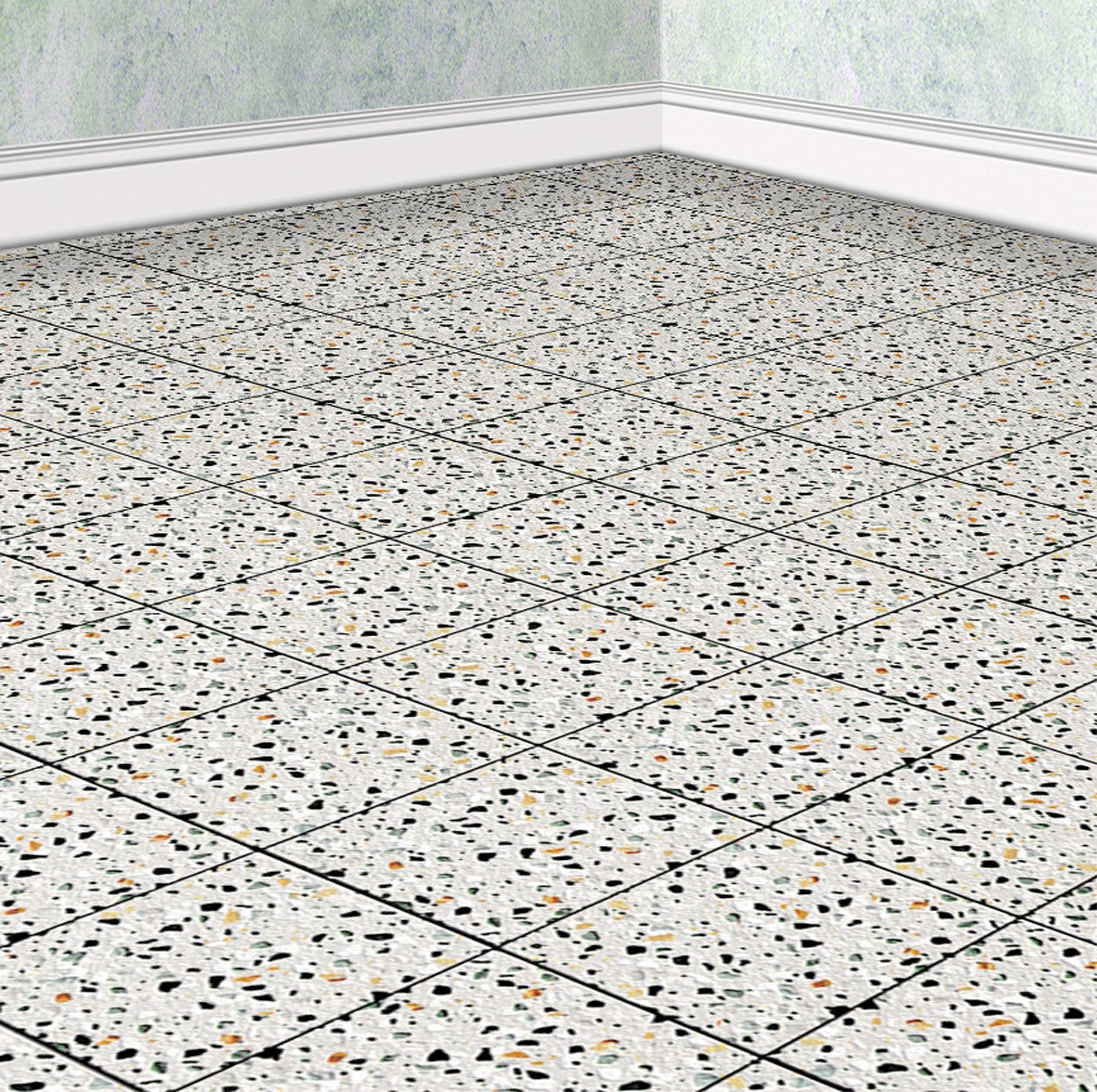 105. Vintage Grey Lino Tiles