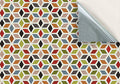 101. Vintage Geometric Pattern Lino