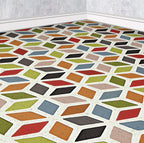 101. Vintage Geometric Pattern Lino