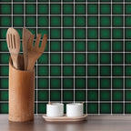 32. Dark Green Wall Tiles