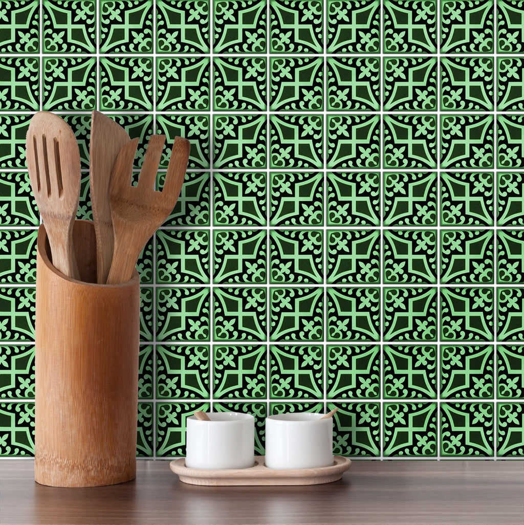 36. Victorian Green Tiles