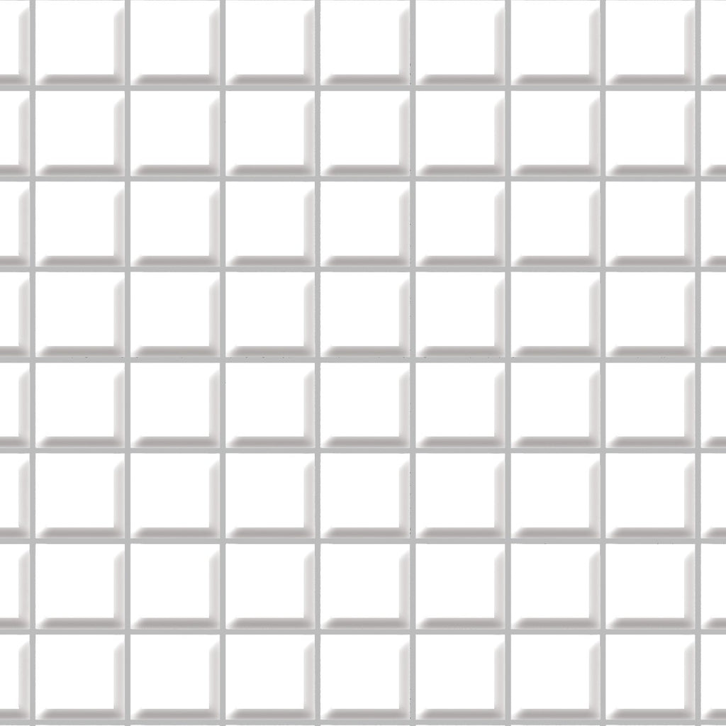 74. White Square Tiles