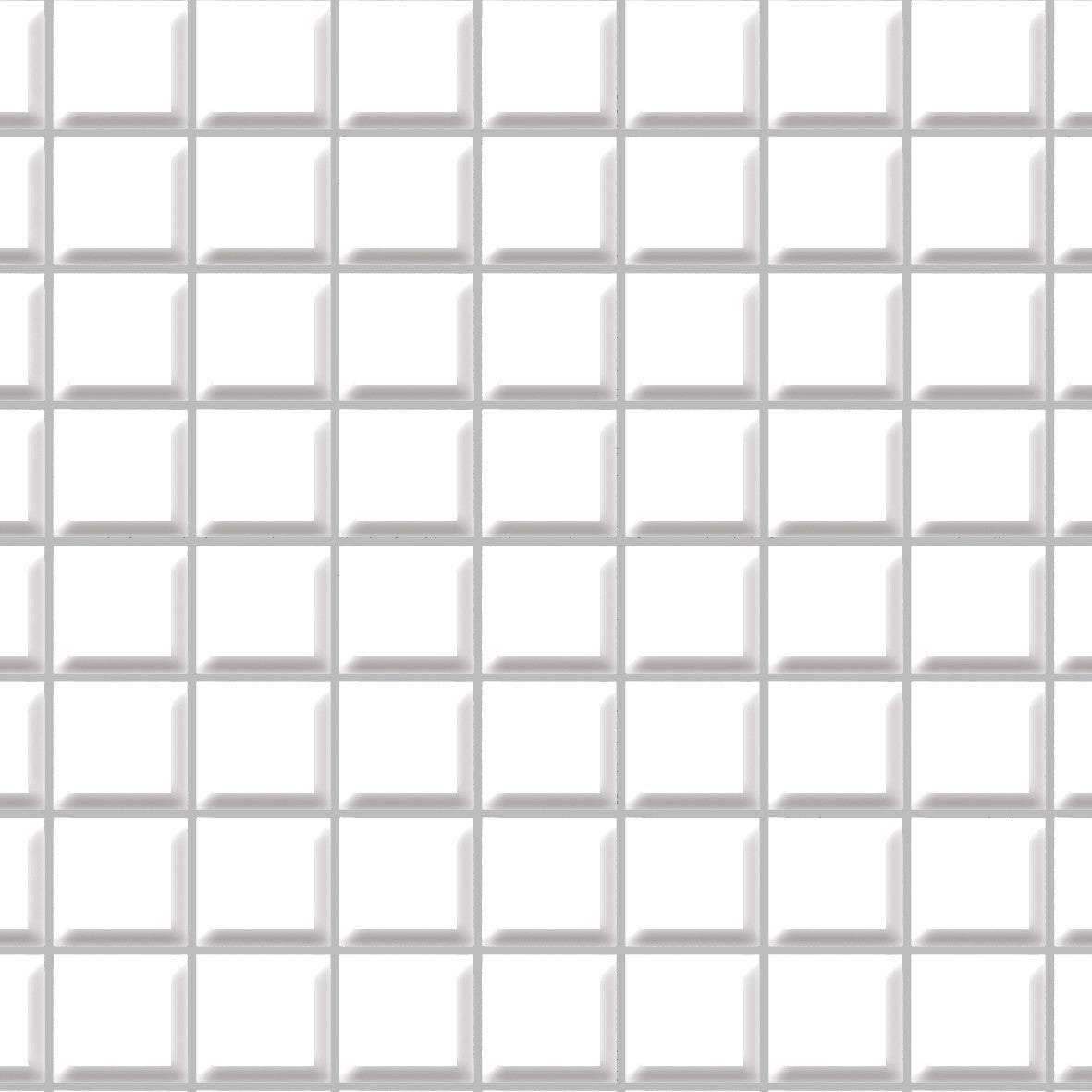 74. White Square Tiles