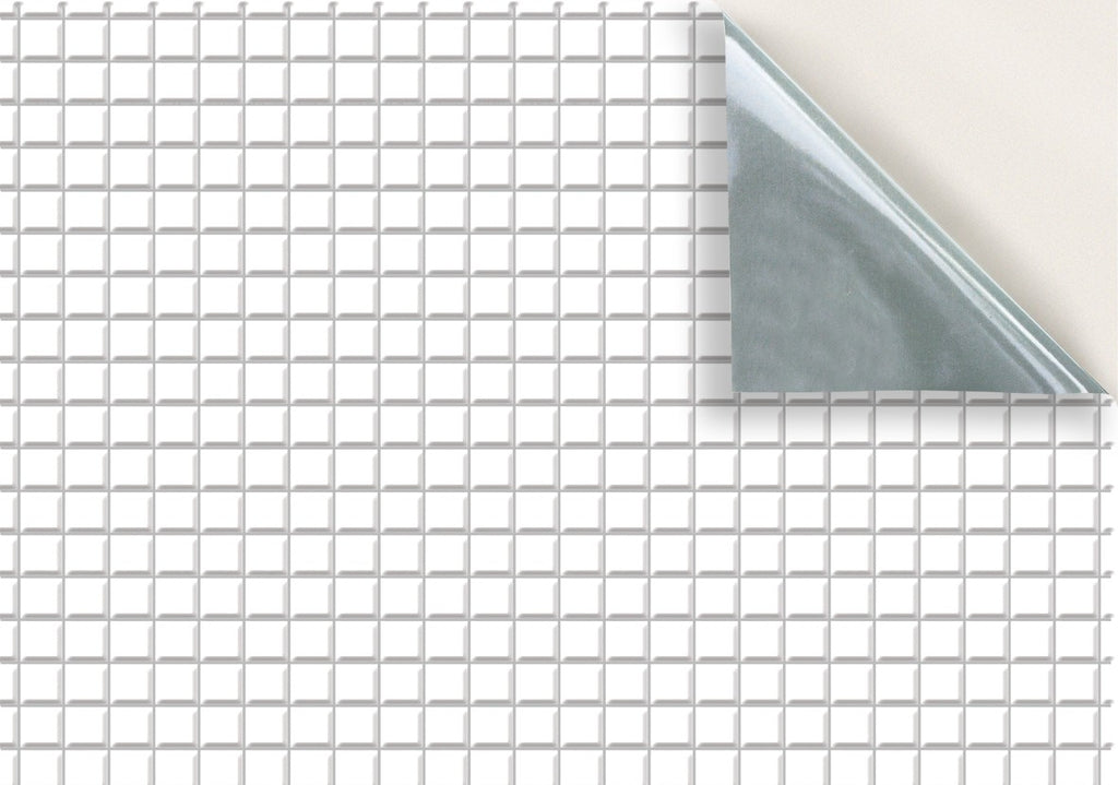 74. White Square Tiles