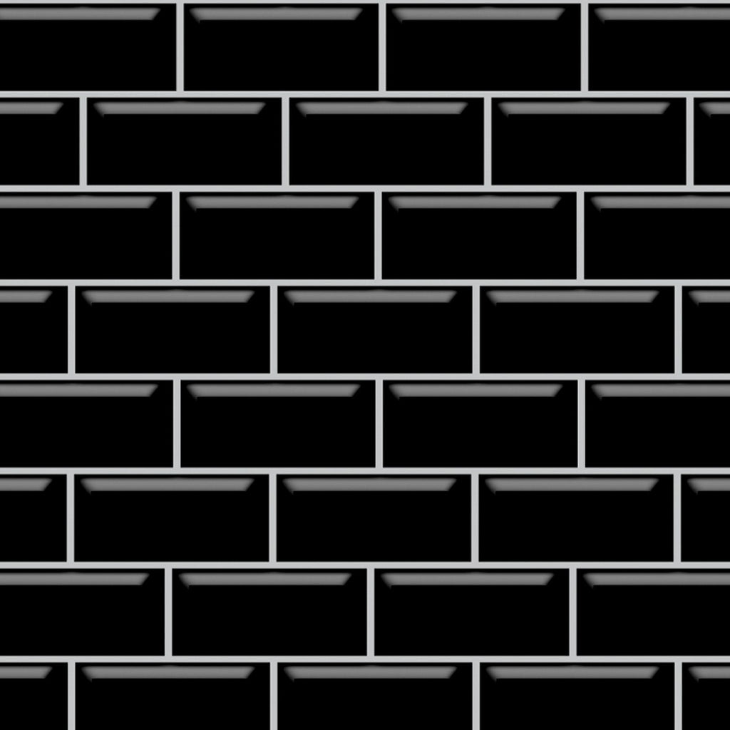 76. Black Metro Tiles
