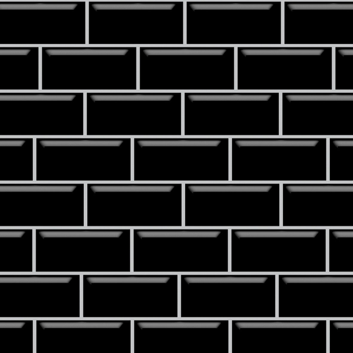 76. Black Metro Tiles