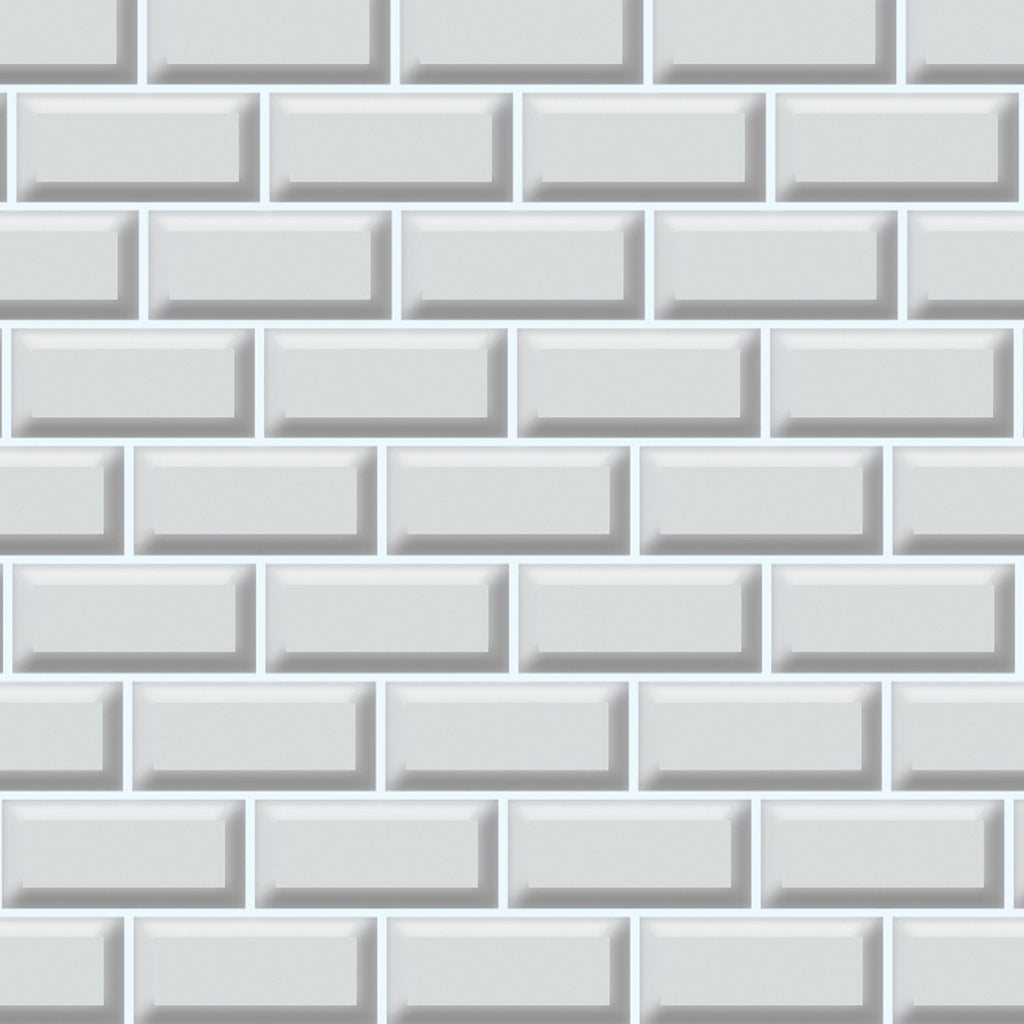 82. Light Grey Metro Tiles