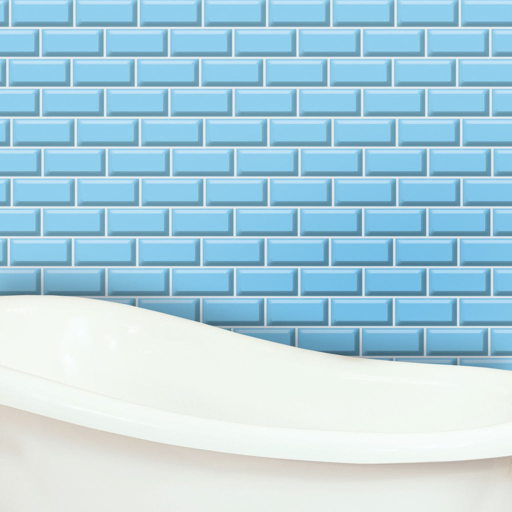 83. Light Blue Metro Tiles