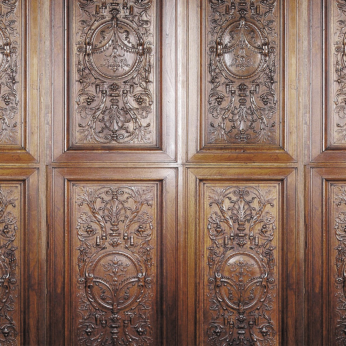 38. Carved Wall Panelling