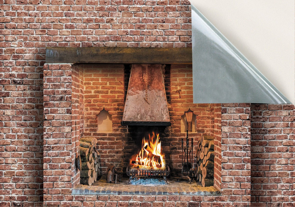 158. Inglenook Brick Fireplace