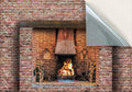 158. Inglenook Brick Fireplace