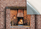 158. Inglenook Brick Fireplace