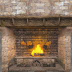 176. Feature Wall / Natural Stone Fireplace