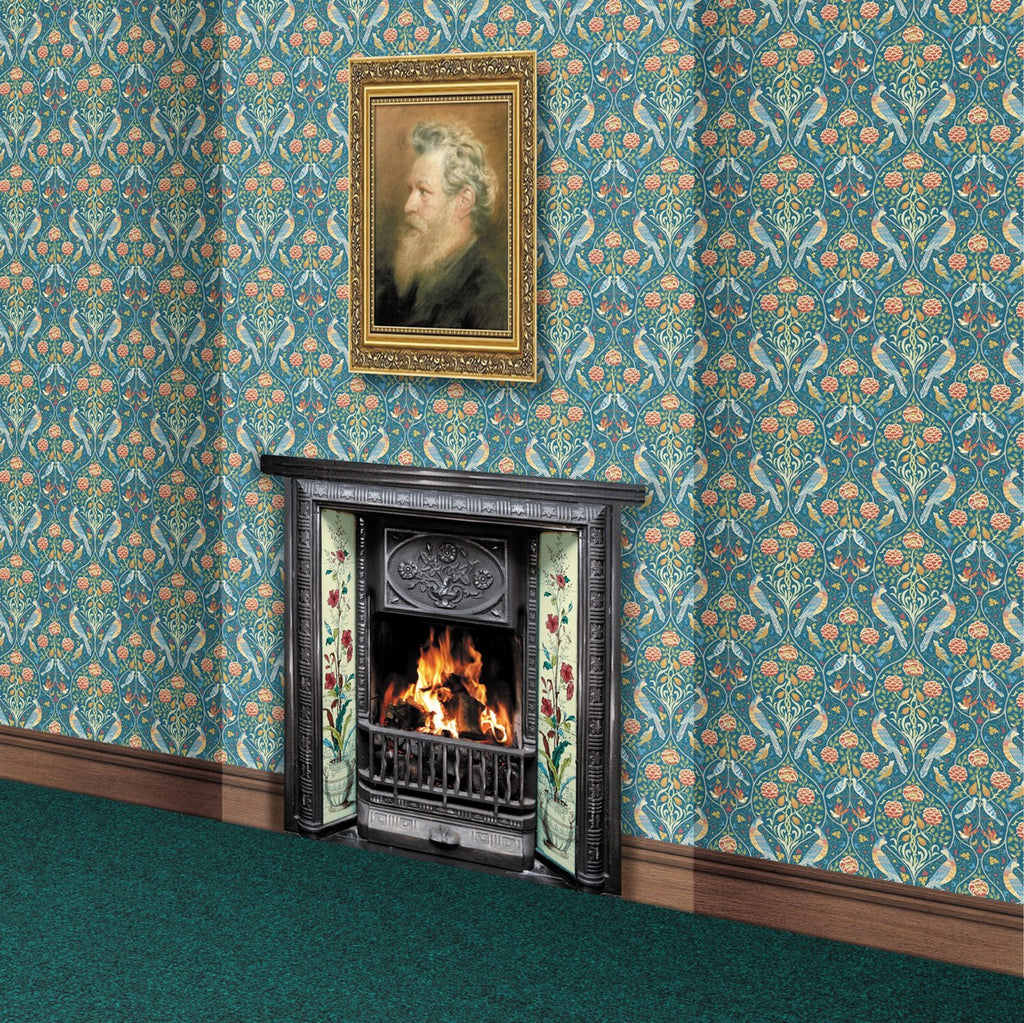 177. Feature Wall / William Morris Parlour