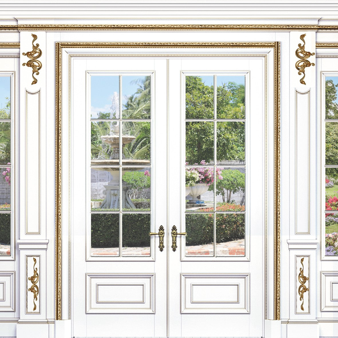 181. Feature Wall / Classic French Windows