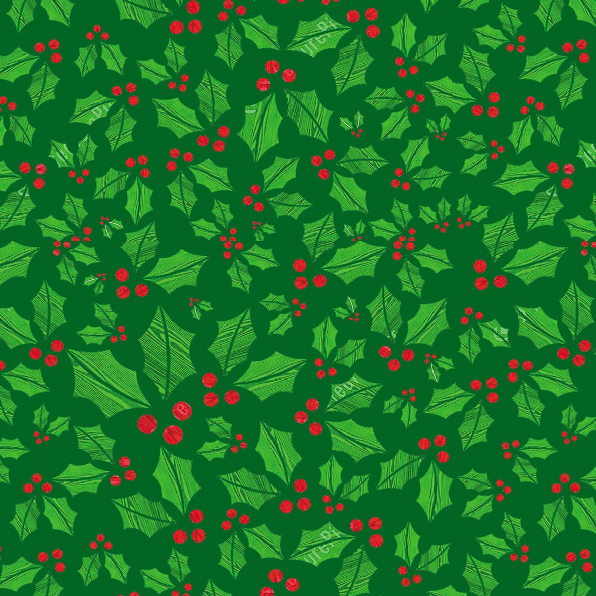 213. Christmas Holly & Berries