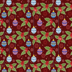 215. Christmas Baubles & Holly