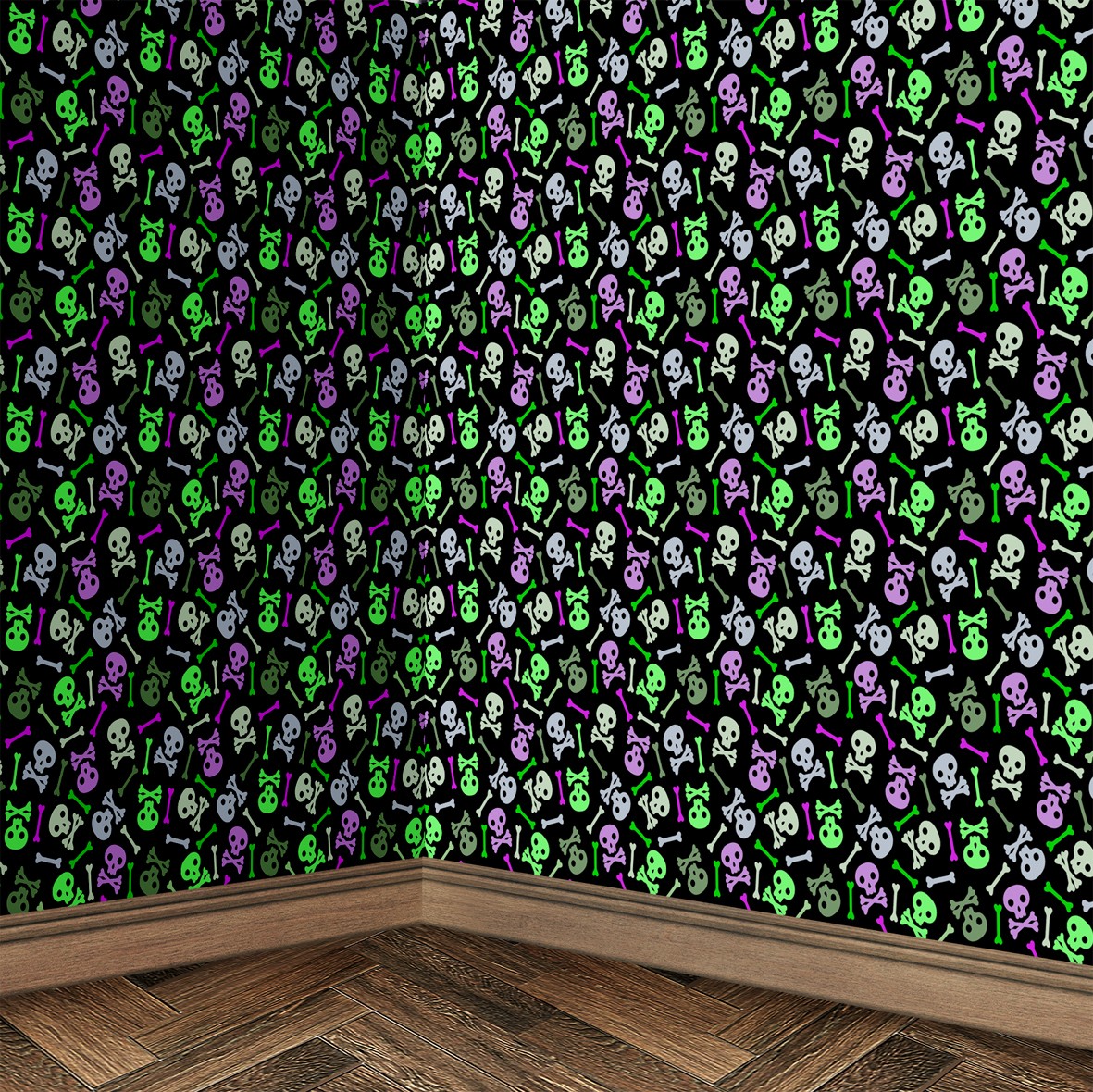218. Halloween Skull & Bones