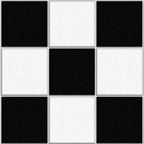 42. Black & White Chequered Floor Tiles
