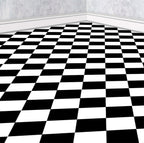 43. Black & White Diamond Floor Tiles