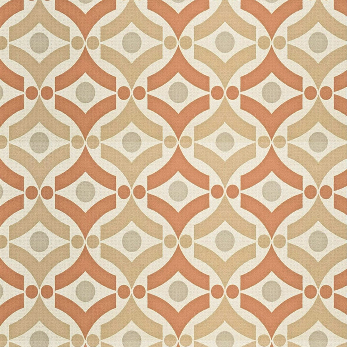 96. Vintage Brown & Beige Wallpaper