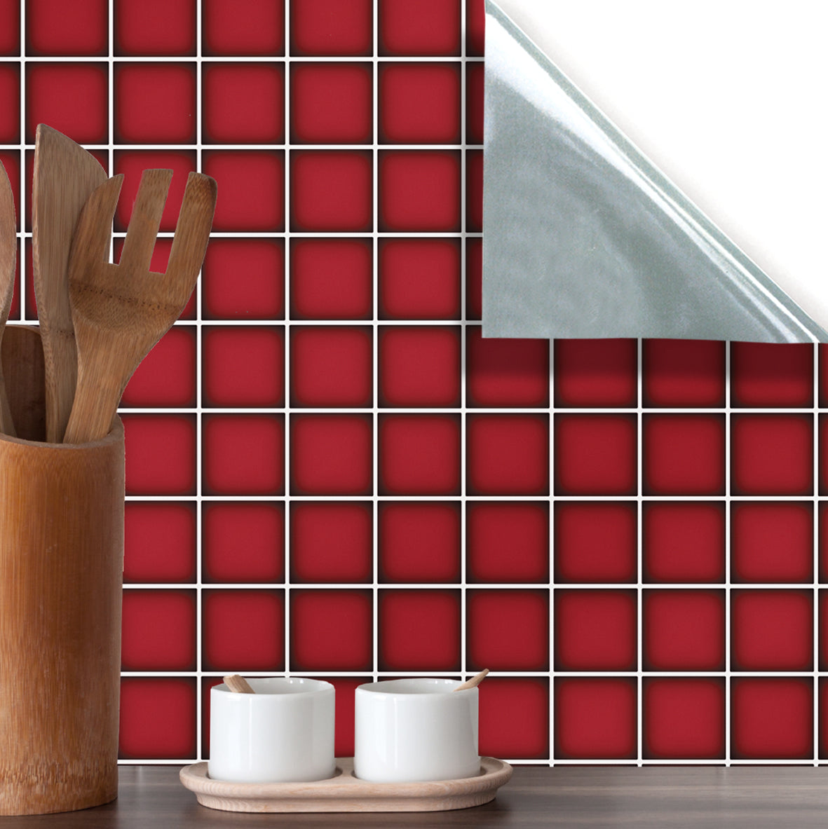 33. Dark Red Wall Tiles