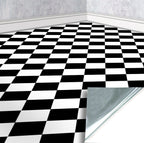 43. Black & White Diamond Floor Tiles