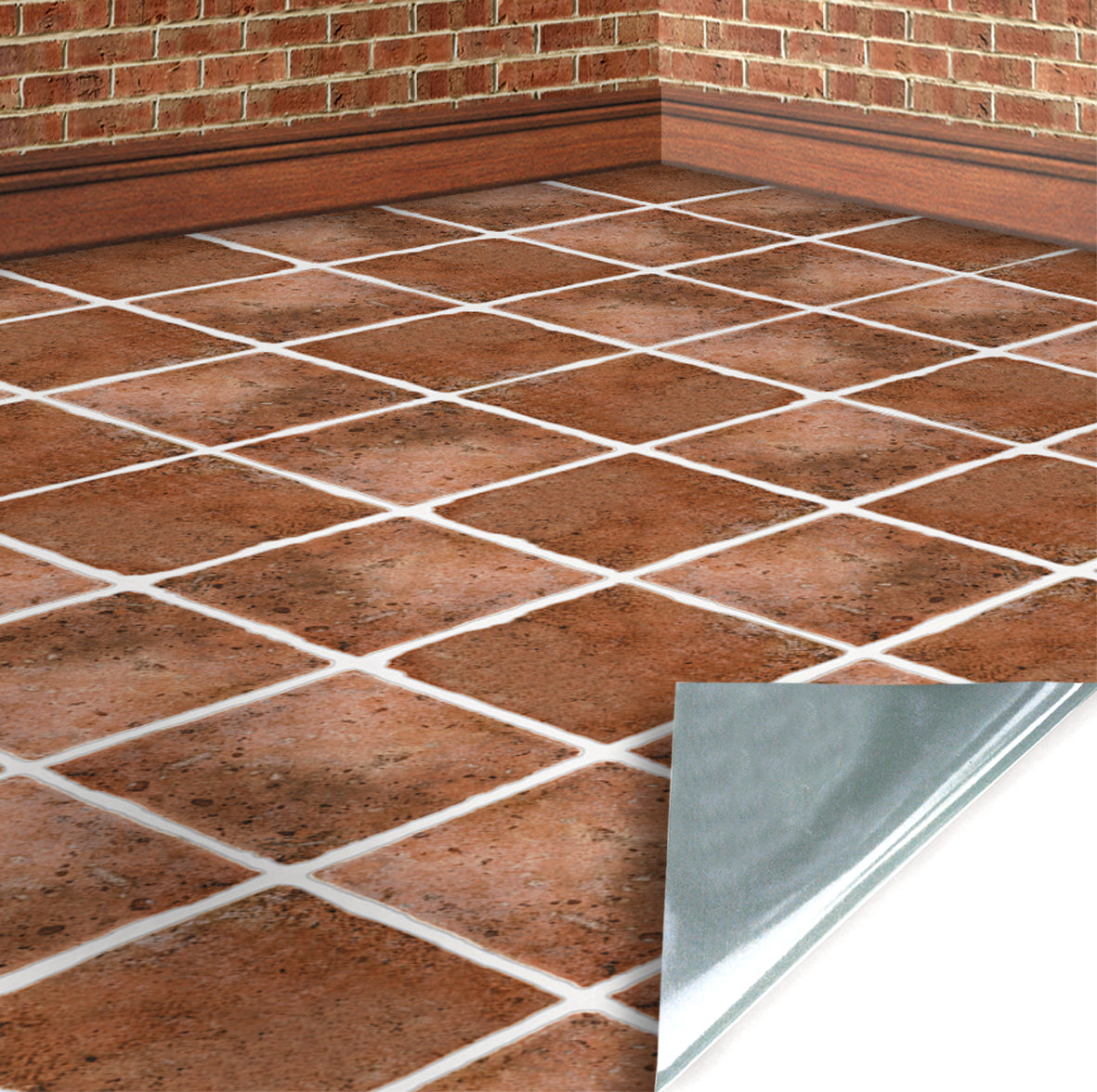 46. Terracotta Large Floor Tiles