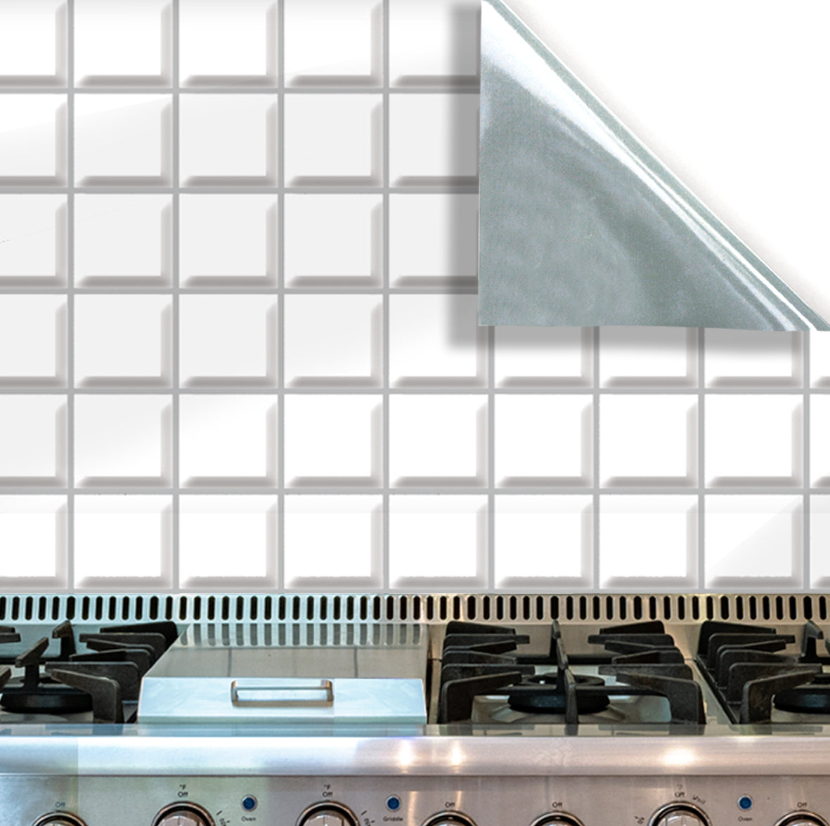 74. White Square Tiles