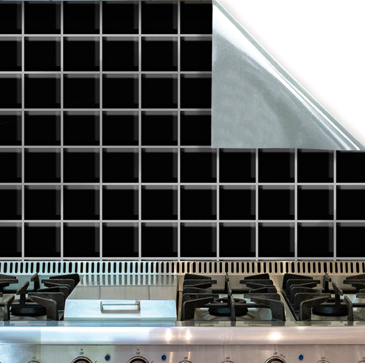 75. Black Square Tiles