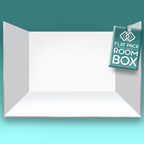 Rigid 1/12th scale room kit high quality customisable box for Warhammer wargaming terrain, 6-inch action figure photography, or collectible model character displays.