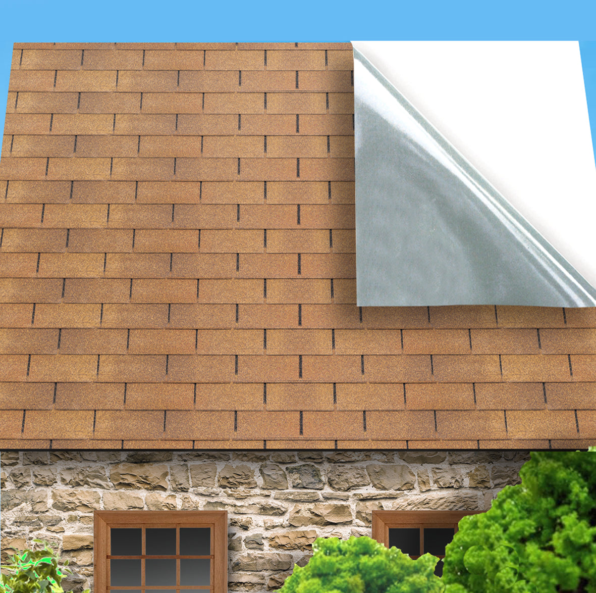 197. Shingle Roof Brown